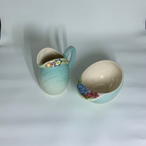 Vintage Staffordshire Pottery Hand Painted